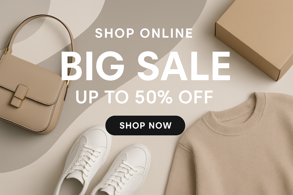 Professional e-commerce banner